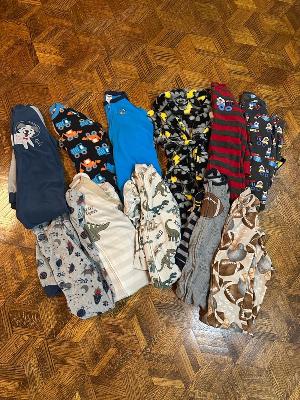 Carter's 5T Boy Footie PJ’s Bundle 11 Pieces